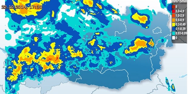 Schneechaos über Österreich