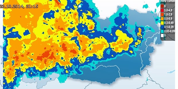 Schneechaos über Österreich