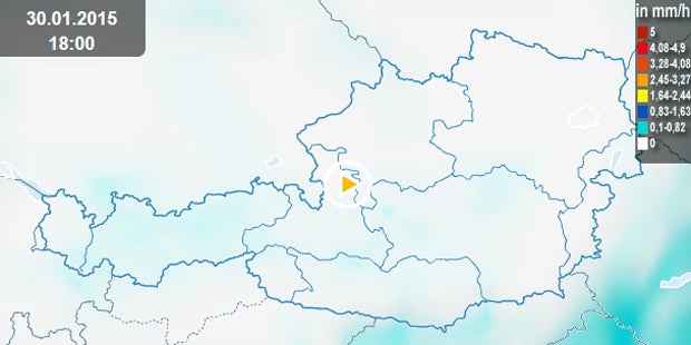 Wintereinbruch: Schnee-Chaos in Österreich