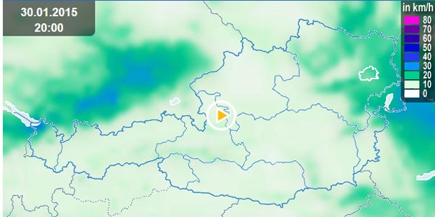 Wintereinbruch: Schnee-Chaos in Österreich