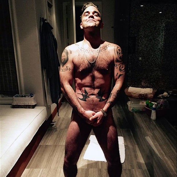 Robbie Williams zum Geburtstag nackt