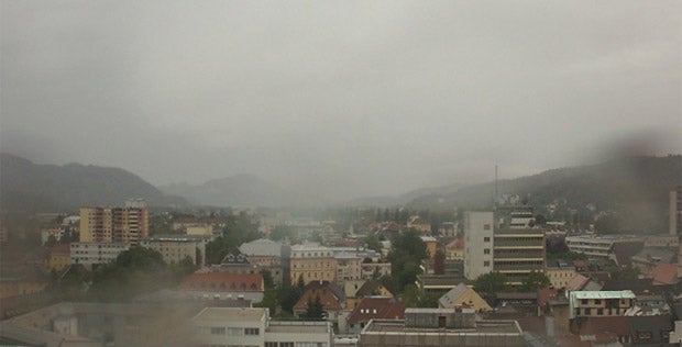 Tief Erik überflutet das Land