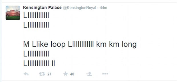 Prinz George auf Twitter