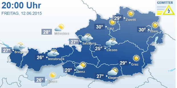 Hitzewelle grillt uns bei 35 Grad