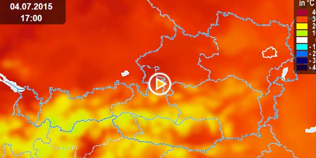 Knapp 37 Grad in Wien und Niederösterreich