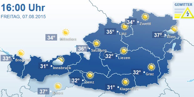 Wir sind Europas Hitzepol