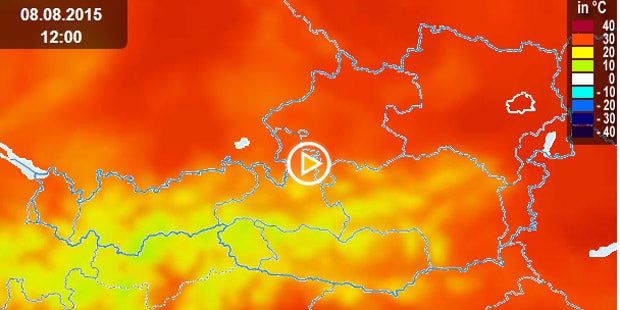 Hitzewelle auf dem Höhepunkt