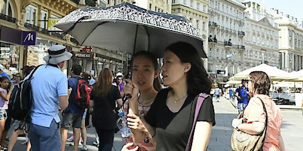 Hitzewelle auf dem Höhepunkt