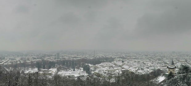 Jetzt wird auch Wien eingeschneit