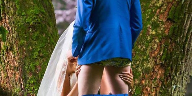 Dieses versaute Hochzeitsfoto hat drastische Folgen