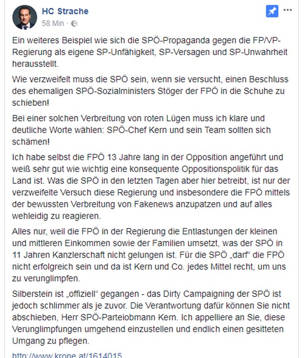 SP-Attacke: Jetzt schlägt Strache zurück