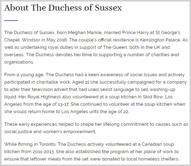 Duchess Sussex Meghan mit Rahmen