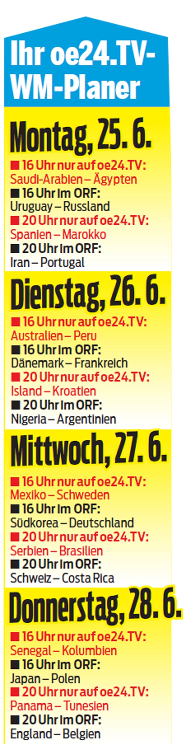 Heute startet WM-Sensation live auf oe24.TV