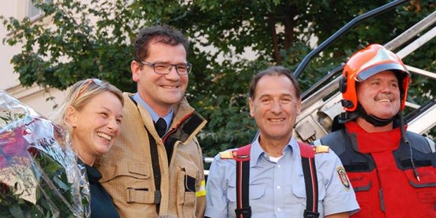 Feuerwehr Graz Heiratsantrag