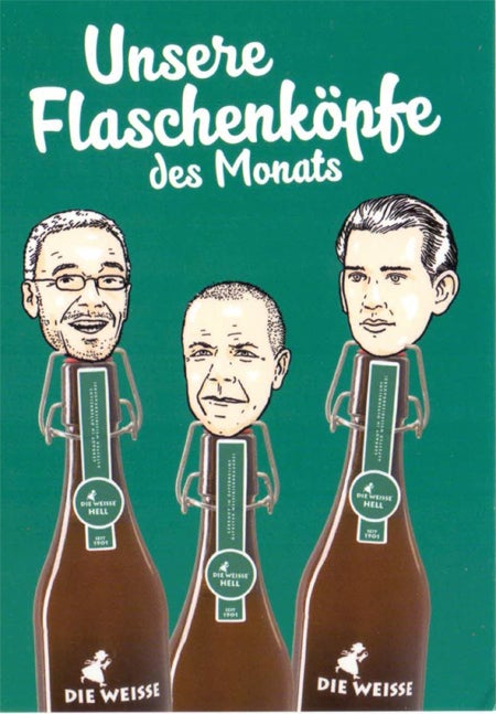 Promiwirt protestiert gegen 'Kurz, Kickl & Co.'