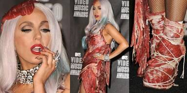 Lady Gaga: Von Kopf bis Fuß in Fleisch