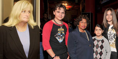 Debbie Rowe; Katherine Jackson mit Prince, Blanket & Paris