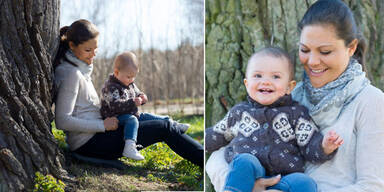 Kronprinzessin Victoria & Prinzessin Estelle von Schweden