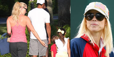 Lindsey Vonn & Tiger Woods mit Sam & Charlie, Elin Nordegren