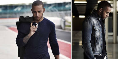 Lewis Hamilton geht unter die Designer-Models