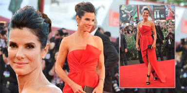 Sandra Bullock strahlt bei Festspiel-Er&ouml;ffnung