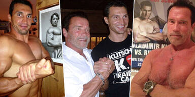 Arnold Schwarzenegger & Wladimir Klitschko: Muskel-Match