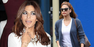 Eva Mendes verr&auml;t ihren Haar-Trick