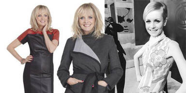 Twiggy modelt auch mit 64