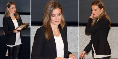 Was versteckt Letizia unter ihrer Bluse?