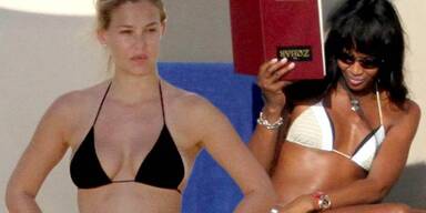 Naomi Campbell und Bar Refaeli: Model-Ferien in Mexiko