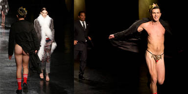 Nacktflitzer bei Prabal Gurung-Show