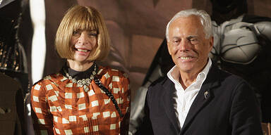 Giorgio Armani genervt von Anna Wintour: ' Sie ist unprofessionell!'