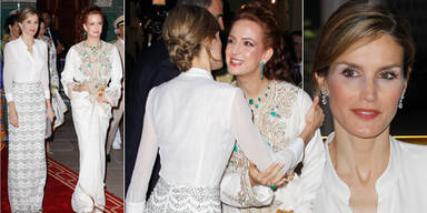 Das spanische K&ouml;nigspaar zu Besuch in Marokko