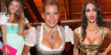 Dirndl-Voting: Victoria Swarovski, Giulia Siegel, Janina Youssefian