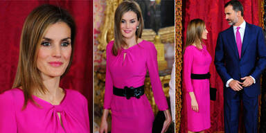 K&ouml;nigin Letizia von Spanien und K&ouml;nig Felipe VI