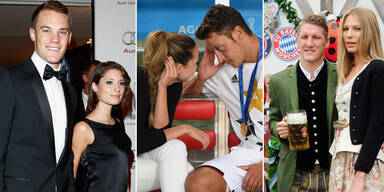 Manuel Neuer & Kathrin Gilch, Mesut Özil & Mandy Capristo, Bastian Schweinsteiger & Sarah Brandner