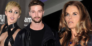 Miley Cyrus, Patrick Schwarzenegger, Maria Shriver