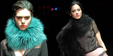 Dita am Catwalk der Istanbul Fashion Week