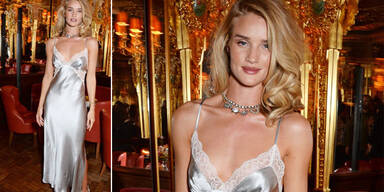 Rosie Huntington-Whiteley im Nachthemd