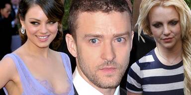 Mila Kunis, Justin Timberlake, Britney Spears