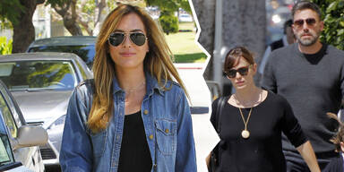 Christine Ouzounian, Ben Affleck & Jennifer Garner