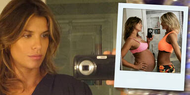 Elisabetta Canalis zeigt Babybauch