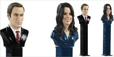 Prinz William & Kate Middleton als PEZ-Figuren