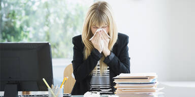 Trotz Krankheit Arbeiten ist beliebter als krankmelden