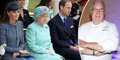 Darren McGrady, Kate, William, Queen