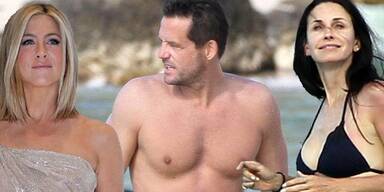 Jennifer Aniston, Josh Hopkins, Courteney Cox