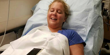 Amy Schumer im Krankenhaus