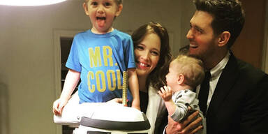 Michael Bublé mit Sohn Noah