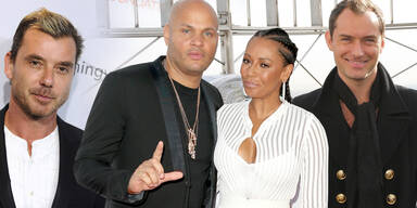Gavin Rossdale, Mel B, Stephen Belafonte, Jude Law