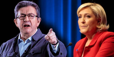 Melenchon Le Pen